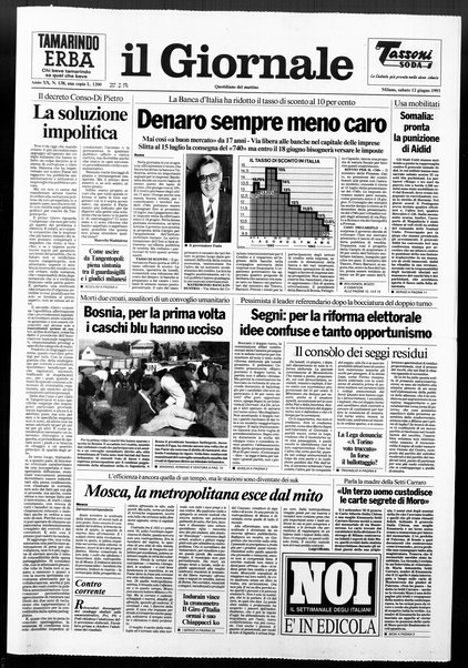 Il giornale : quotidiano del mattino